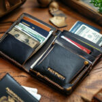 Leather wallets (6)